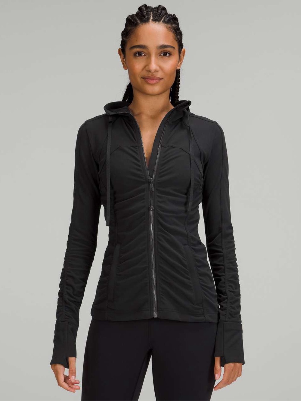 Lululemon Nulu Hooded Define Jacket *Ruched Black Size 10